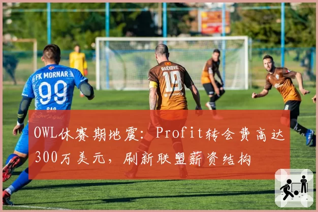 OWL休赛期地震：Profit转会费高达300万美元，刷新联盟薪资结构